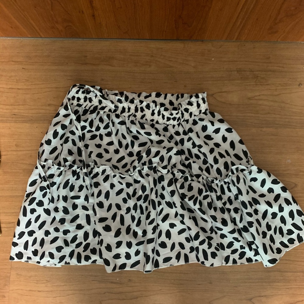 polka dot skirt